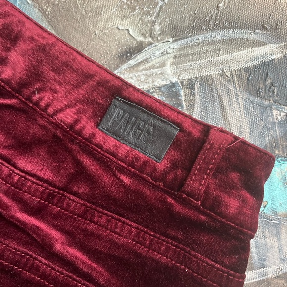 Paige Velvet Verdugo Ankle Pants size 28 - Picture 5 of 8